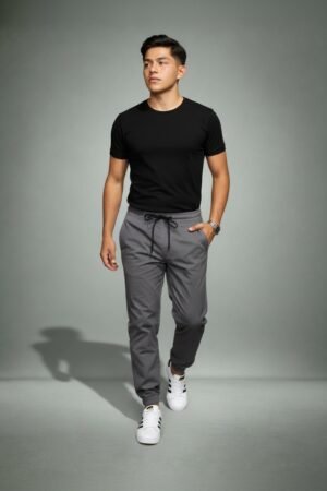 Jogger basico gabardina delta