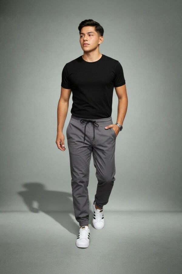 Jogger basico gabardina delta