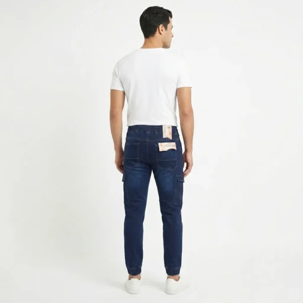 Jogger mezclilla cargo SLIM