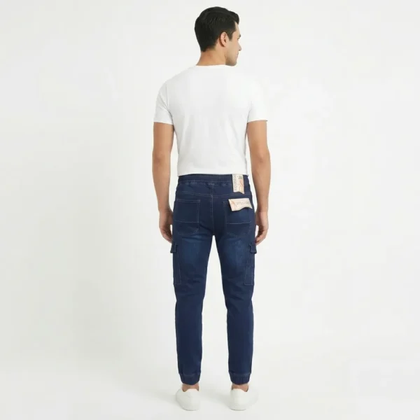 Jogger mezclilla cargo SLIM